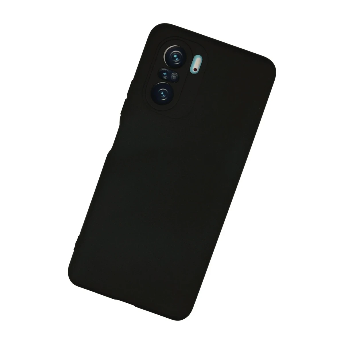 Xiaomi Poco F3 Kılıf Nano içi Kadife Silikon - Siyah