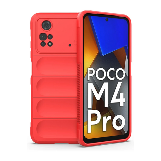 Xiaomi Poco M4 Pro 4G Kılıf Optimum Silikon - Kırmızı