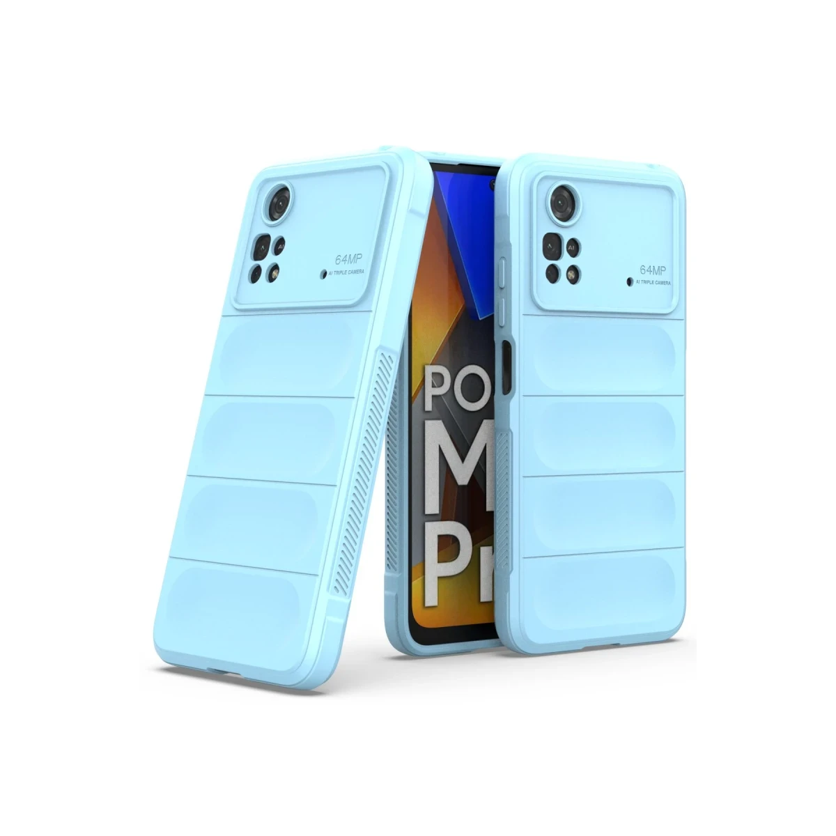 Xiaomi Poco M4 Pro 4G Kılıf Optimum Silikon - Sky Blue
