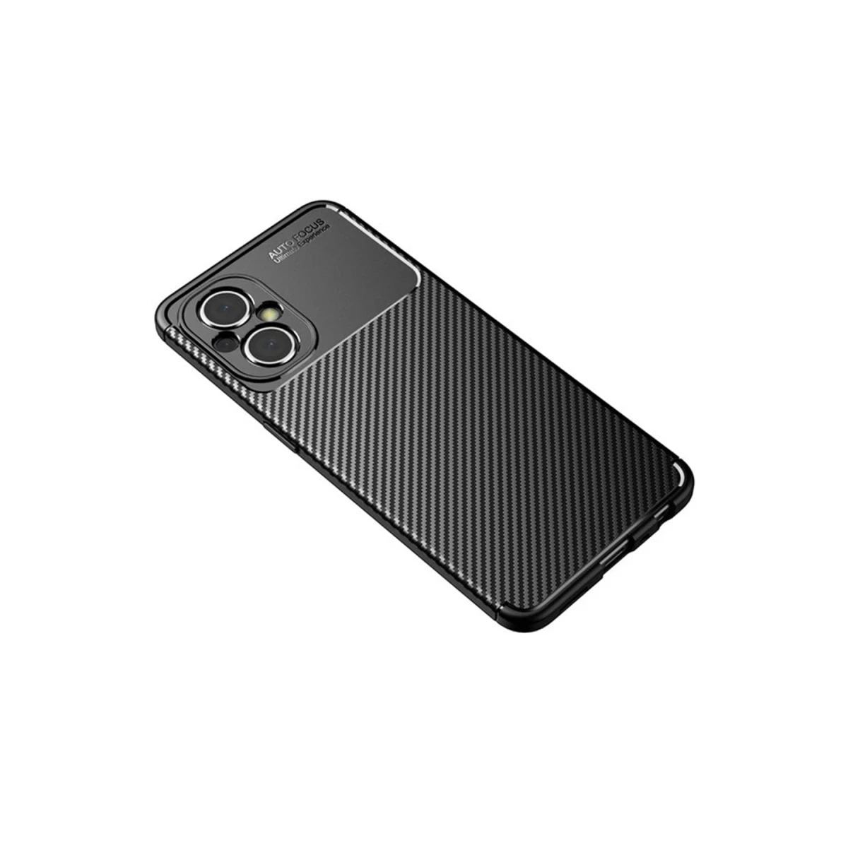 Xiaomi Poco M5 Kılıf Auto Focus Karbon Kapak - Siyah