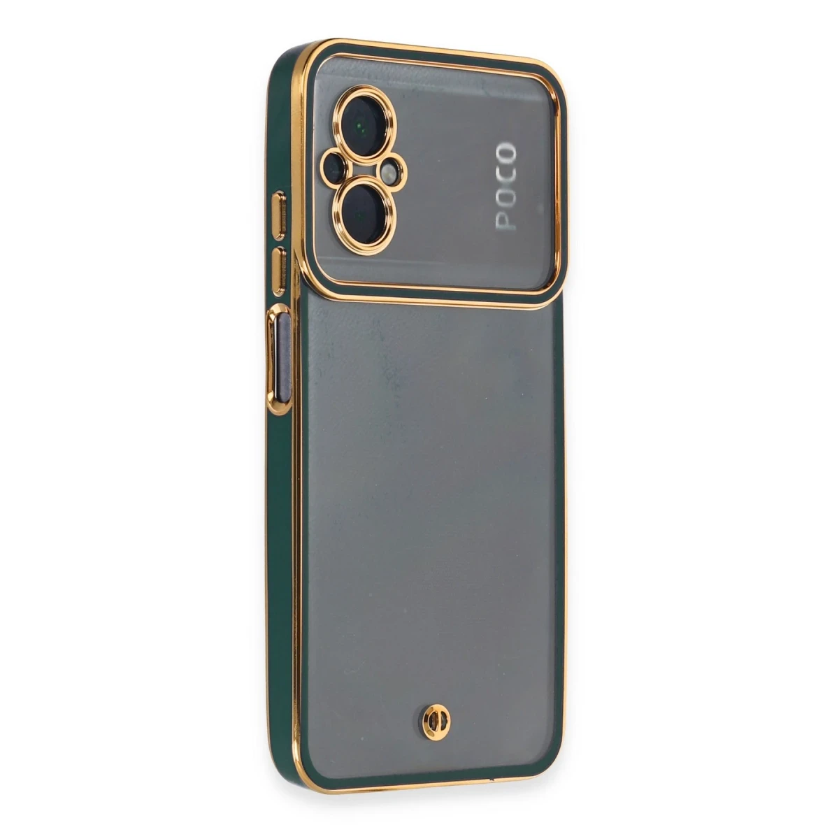 Xiaomi Poco M5 Kılıf Liva Lens Silikon - Yeşil