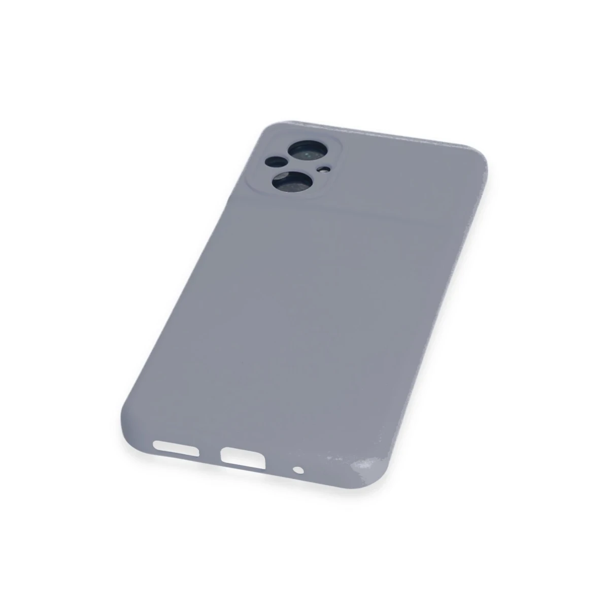 Xiaomi Poco M5 Kılıf Nano içi Kadife Silikon - Gri