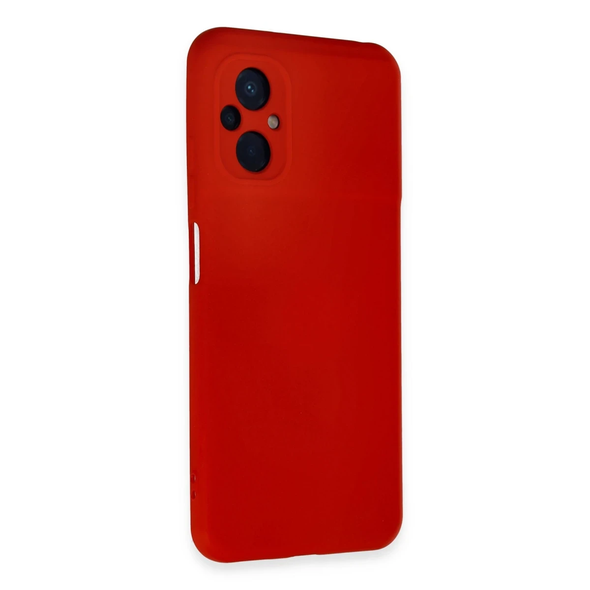 Xiaomi Poco M5 Kılıf Nano içi Kadife Silikon - Kırmızı