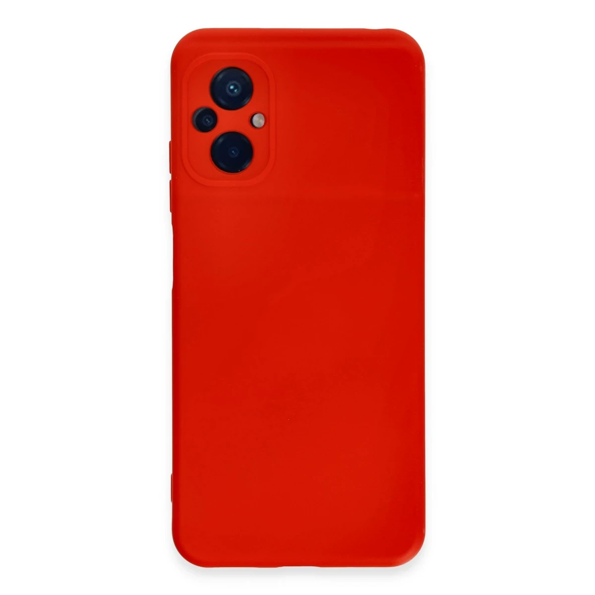 Xiaomi Poco M5 Kılıf Nano içi Kadife Silikon - Kırmızı