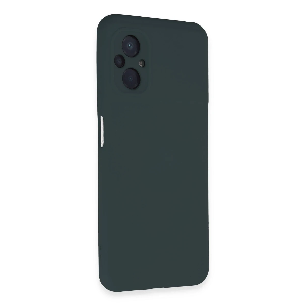 Xiaomi Poco M5 Kılıf Nano içi Kadife Silikon - Koyu Yeşil