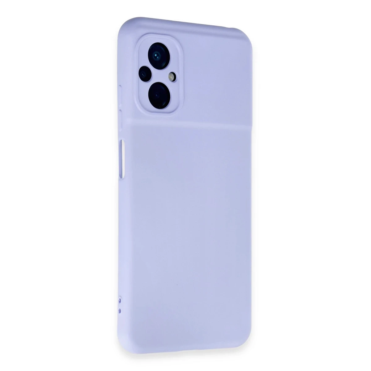 Xiaomi Poco M5 Kılıf Nano içi Kadife Silikon - Lila