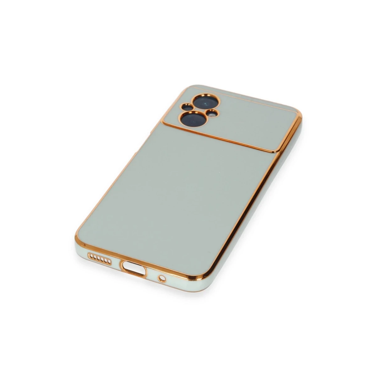 Xiaomi Poco M5 Kılıf Volet Silikon - Açık Yeşil