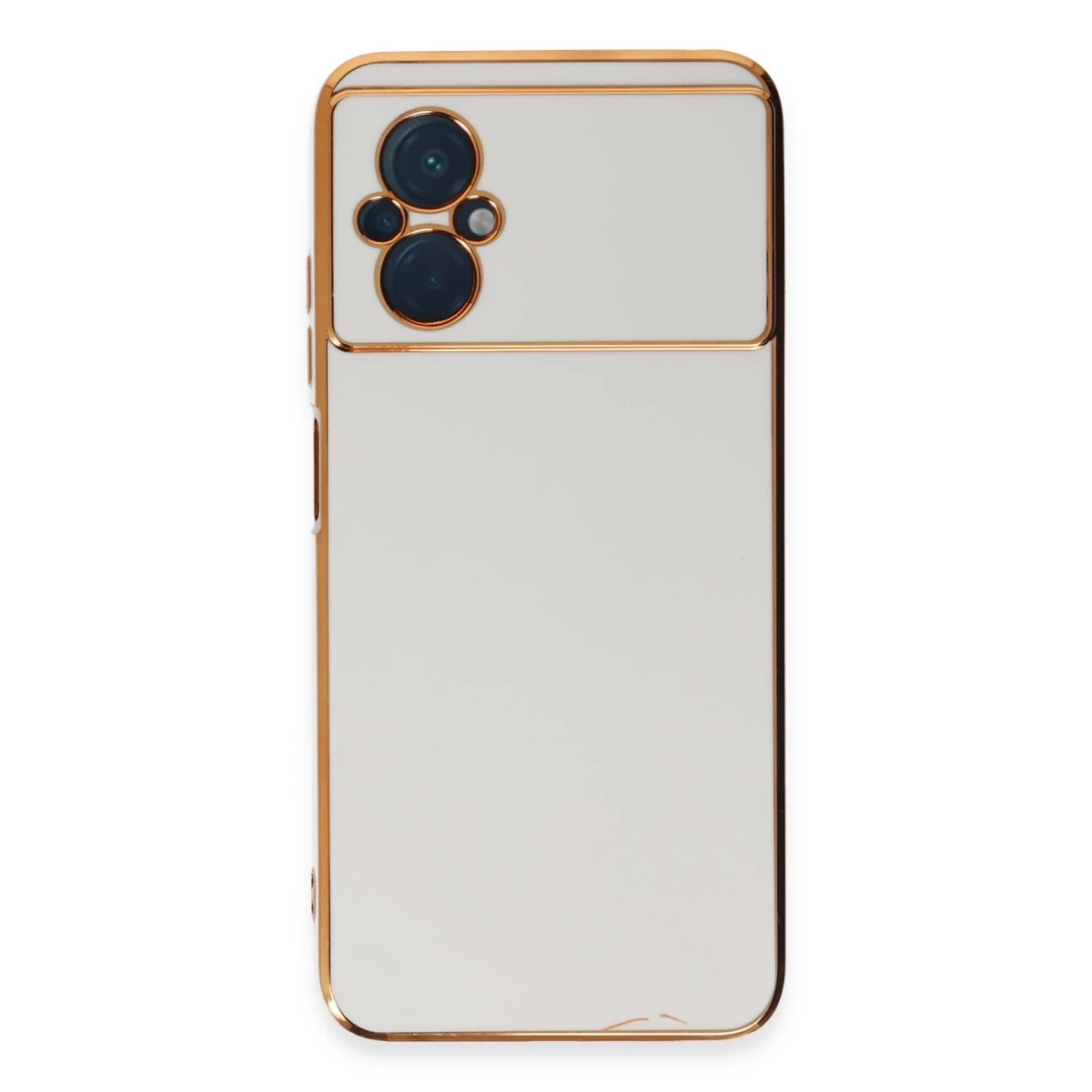 Xiaomi Poco M5 Kılıf Volet Silikon - Beyaz