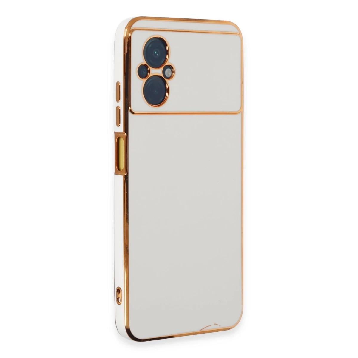 Xiaomi Poco M5 Kılıf Volet Silikon - Beyaz