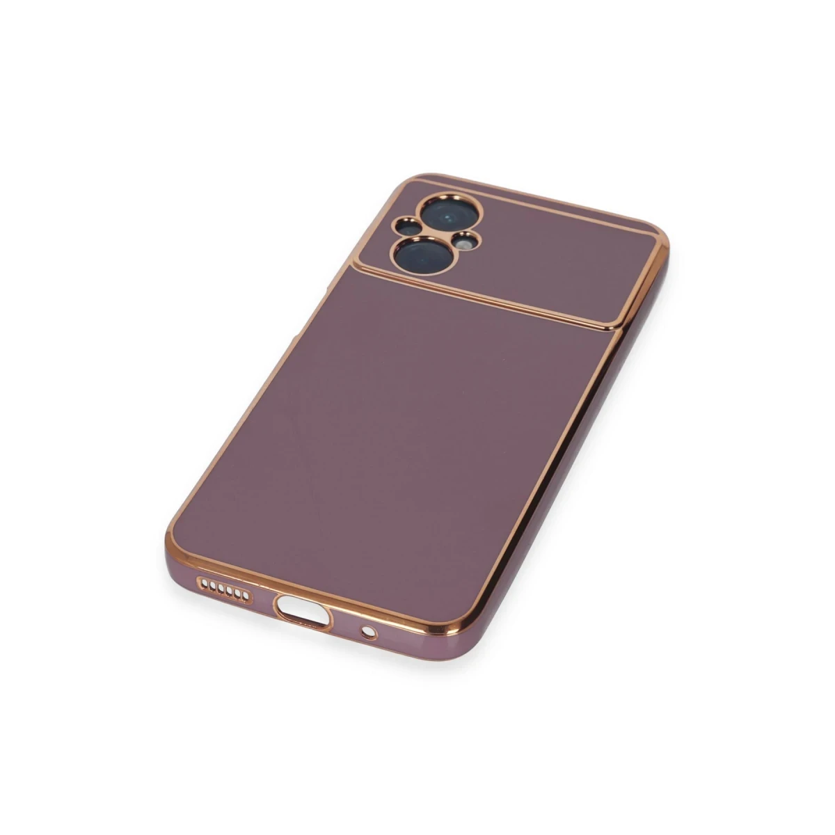 Xiaomi Poco M5 Kılıf Volet Silikon - Mor