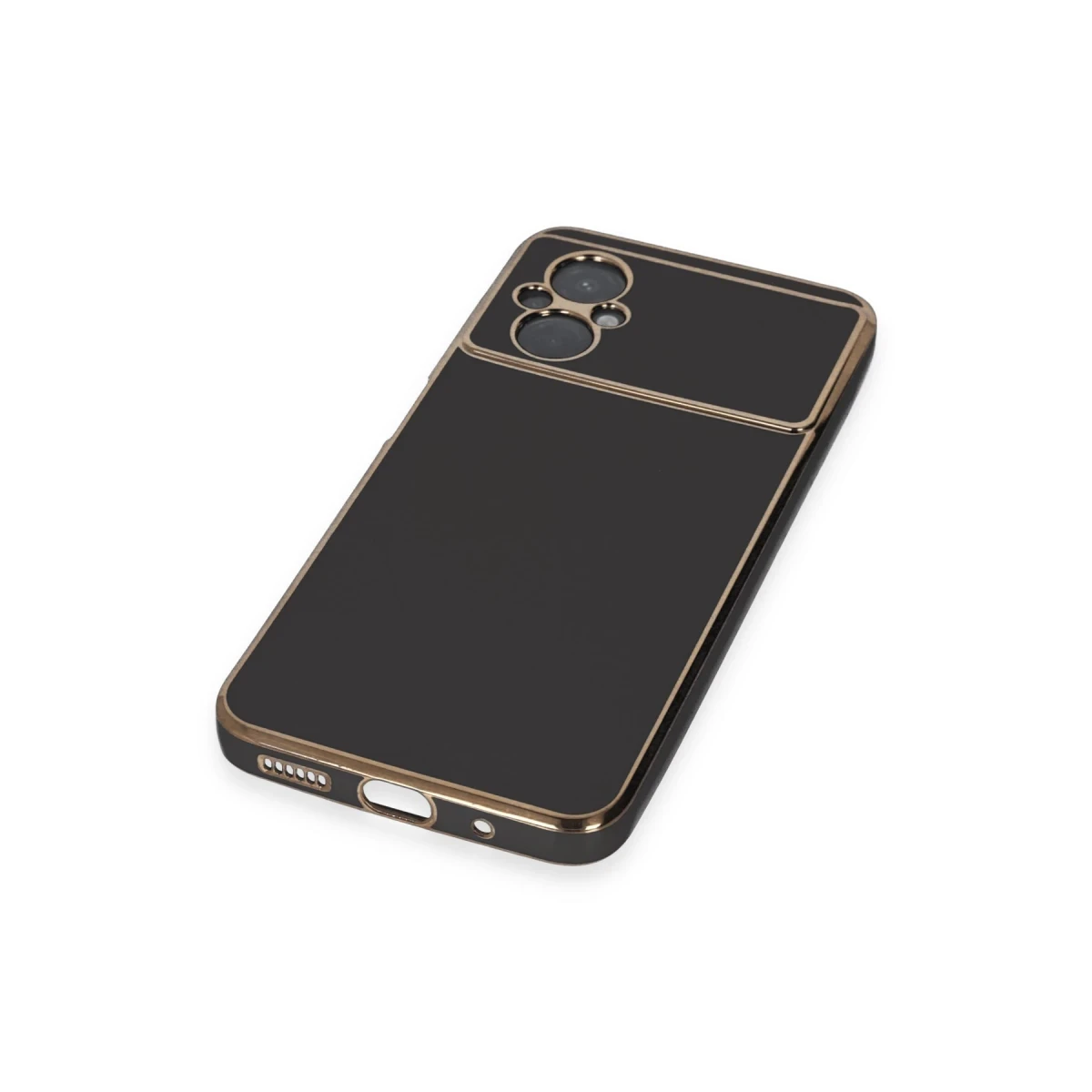 Xiaomi Poco M5 Kılıf Volet Silikon - Siyah