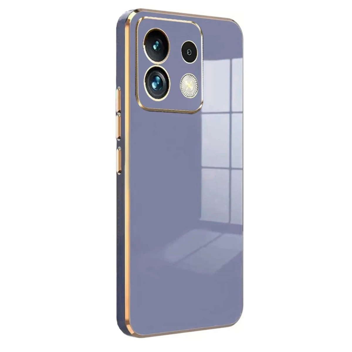 Xiaomi Poco M6 Pro 4G Kılıf Volet Silikon - Mavi