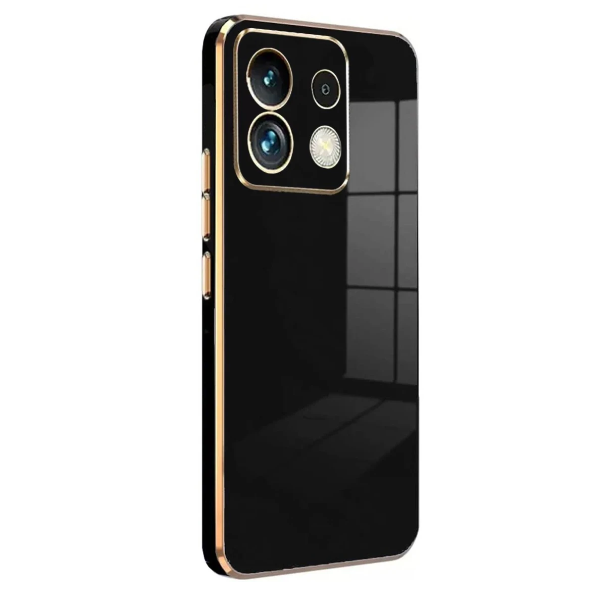 Xiaomi Poco M6 Pro 4G Kılıf Volet Silikon - Siyah