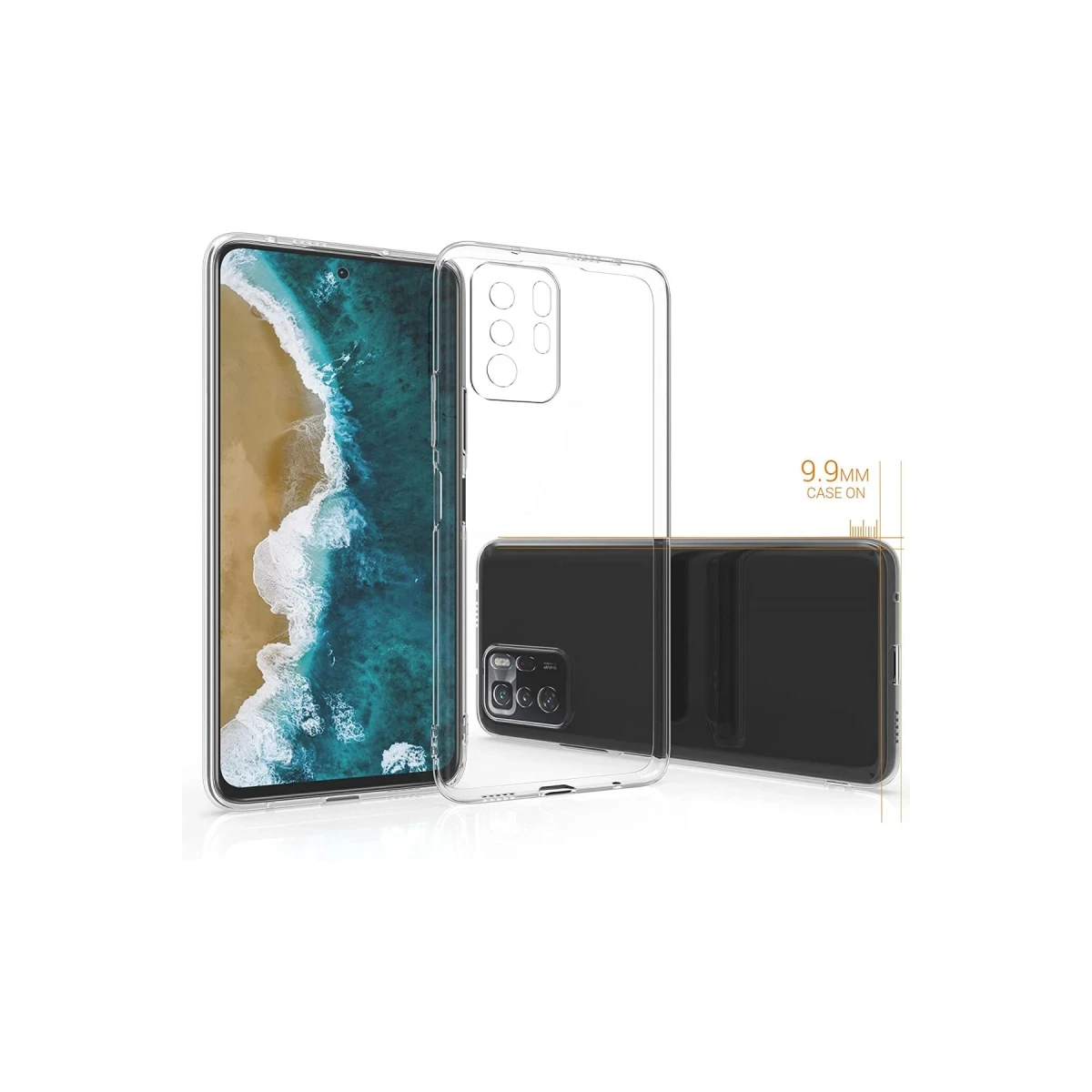 Xiaomi Poco X3 GT Kılıf Lüx Şeffaf Silikon