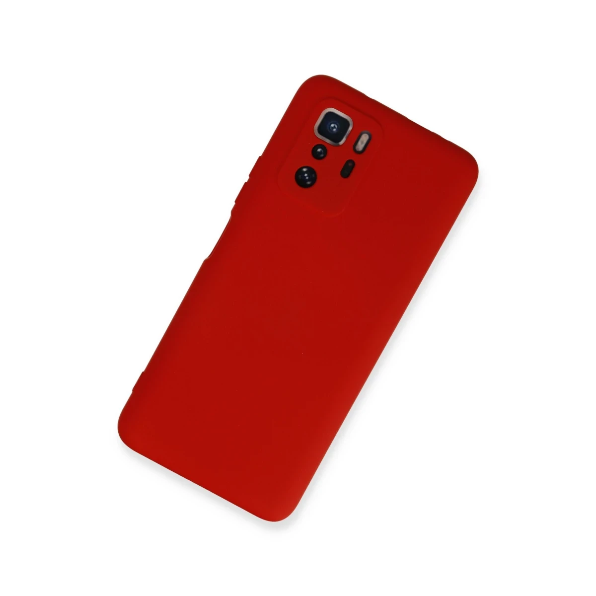 Xiaomi Poco X3 GT Kılıf Nano içi Kadife Silikon - Kırmızı