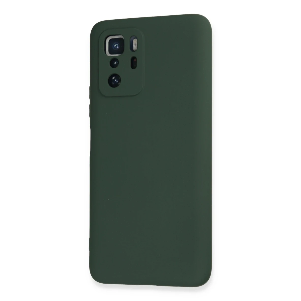 Xiaomi Poco X3 GT Kılıf Nano içi Kadife Silikon - Koyu Yeşil