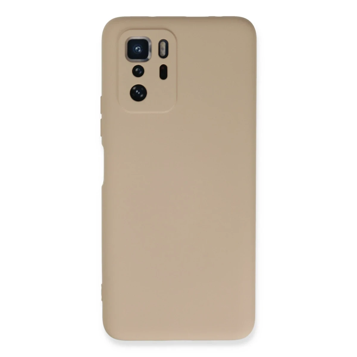 Xiaomi Poco X3 GT Kılıf Nano içi Kadife Silikon - Pudra
