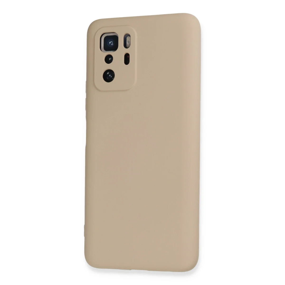 Xiaomi Poco X3 GT Kılıf Nano içi Kadife Silikon - Pudra
