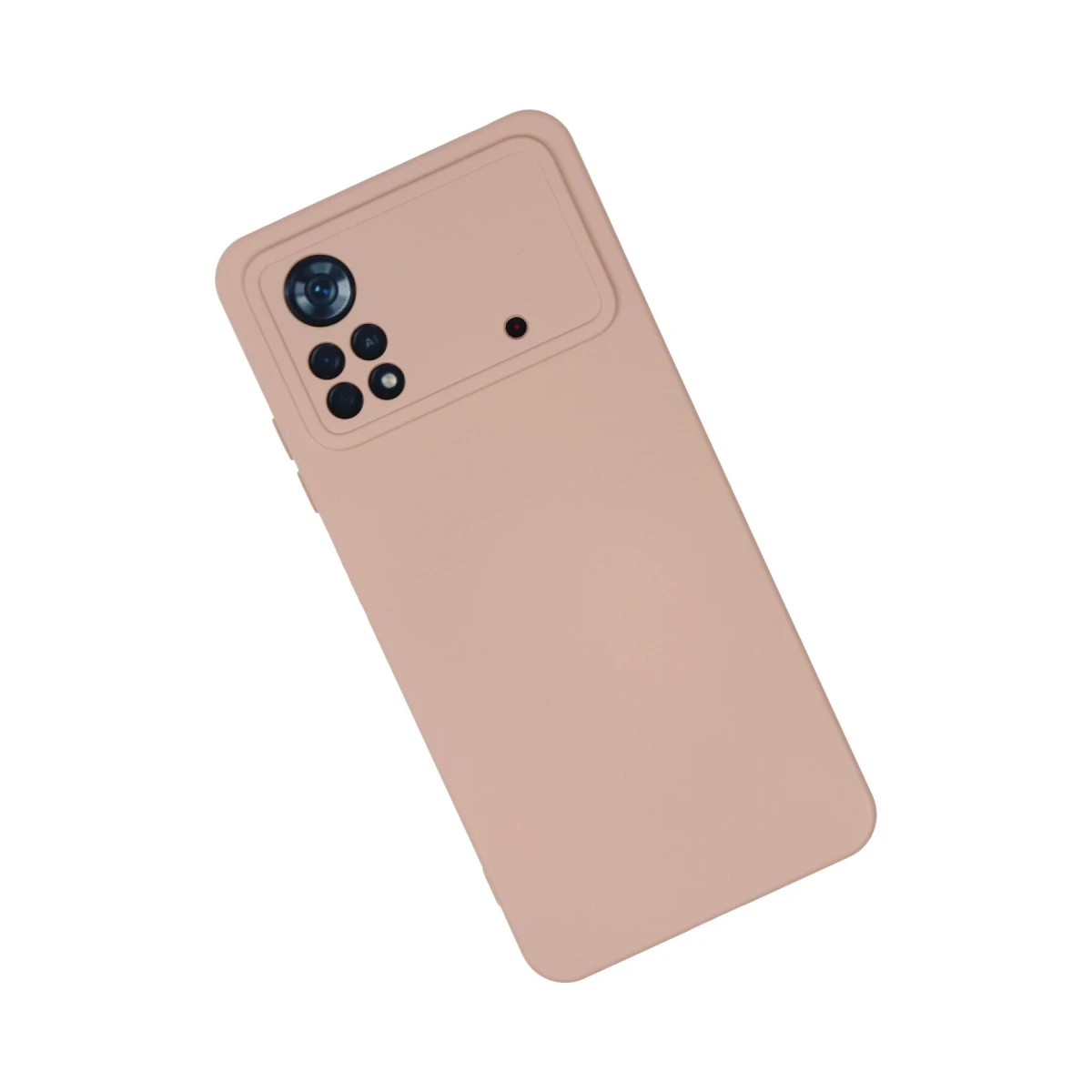 Xiaomi Poco X4 Pro 5G Kılıf Nano içi Kadife Silikon - Pudra