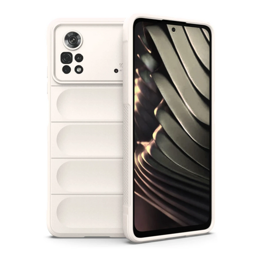 Xiaomi Poco X4 Pro 5G Kılıf Optimum Silikon - Krem