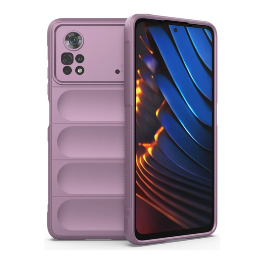 Xiaomi Poco X4 Pro 5G Kılıf Optimum Silikon - Mor