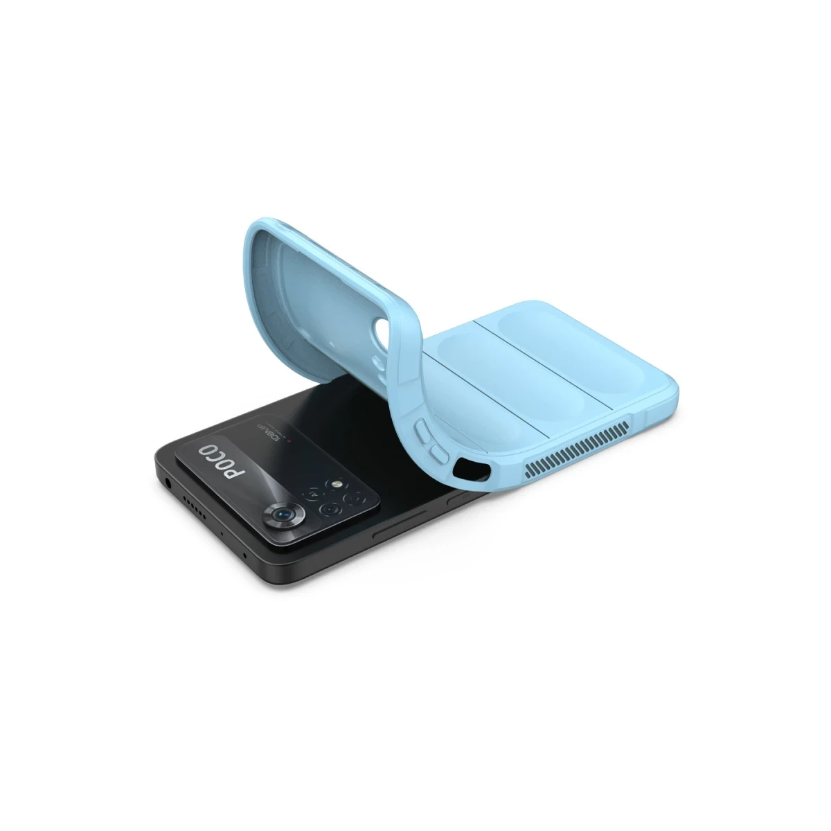 Xiaomi Poco X4 Pro 5G Kılıf Optimum Silikon - Sky Blue
