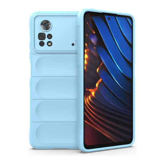 Xiaomi Poco X4 Pro 5G Kılıf Optimum Silikon - Sky Blue