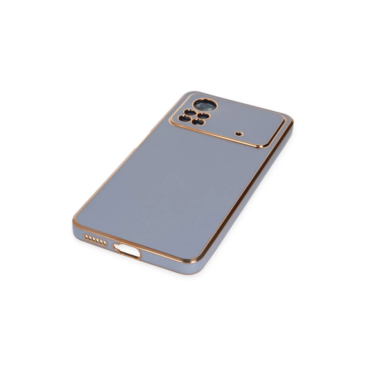 Xiaomi Poco X4 Pro 5G Kılıf Volet Silikon - Mavi