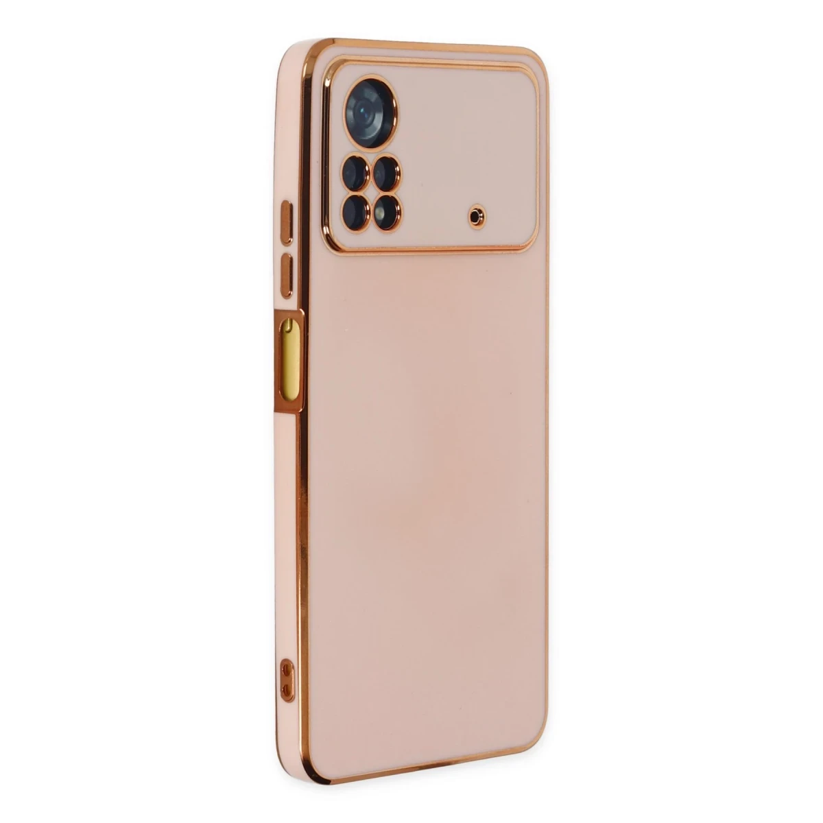 Xiaomi Poco X4 Pro 5G Kılıf Volet Silikon - Pembe