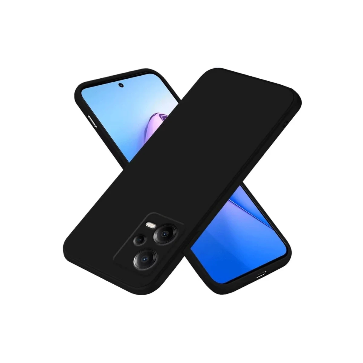 Xiaomi Poco X5 5G Kılıf First Silikon - Siyah