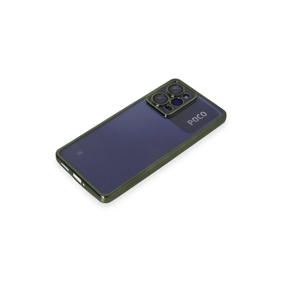 Xiaomi Poco X5 Pro 5G Kılıf Razer Lensli Silikon - Yeşil