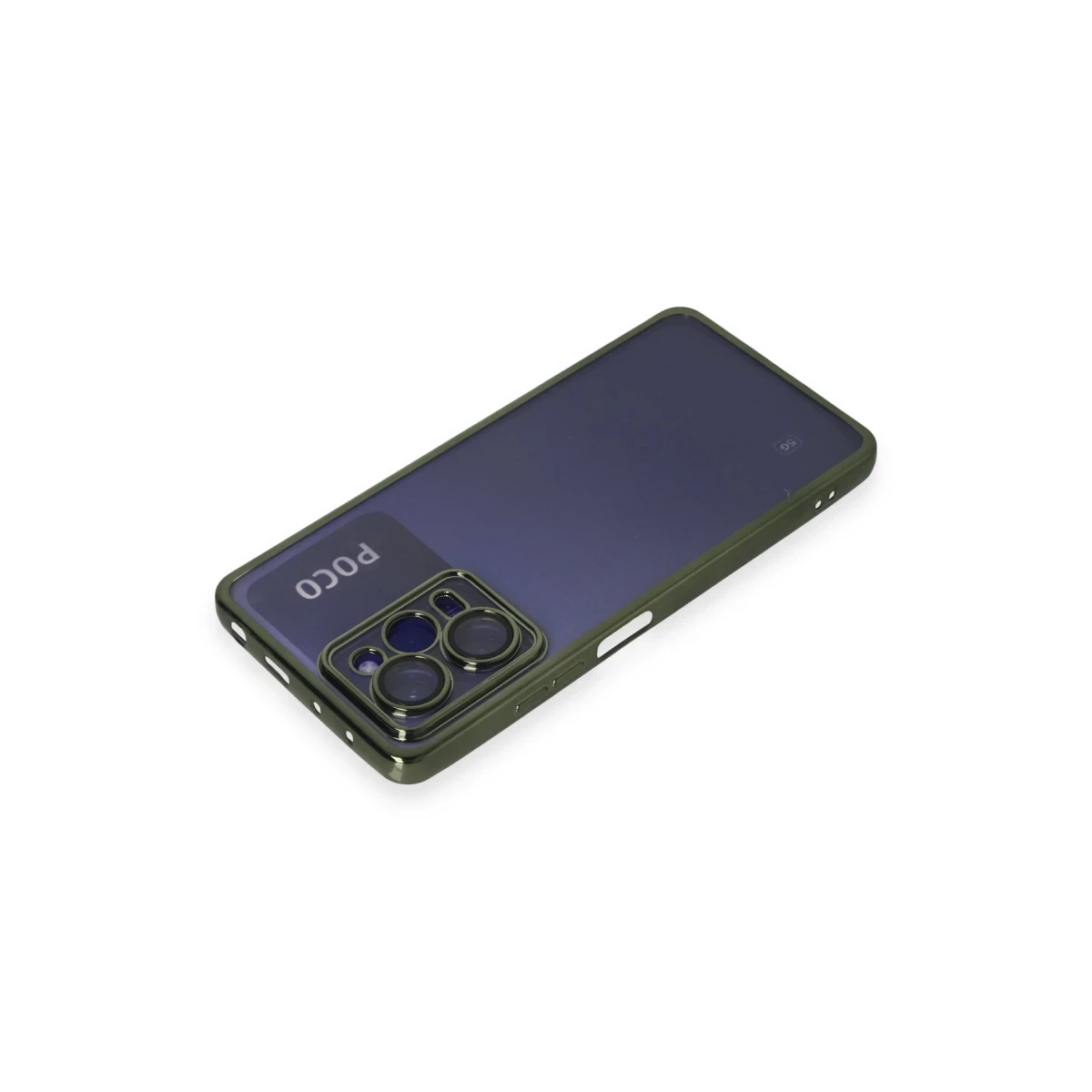 Xiaomi Poco X5 Pro 5G Kılıf Razer Lensli Silikon - Yeşil