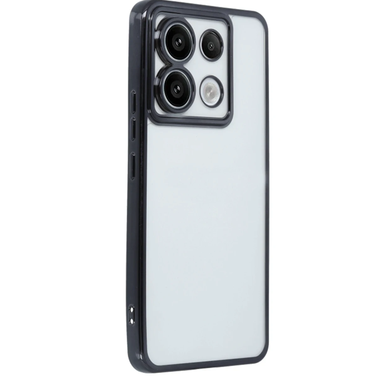 Xiaomi Poco X6 Kılıf Razer Lensli Silikon - Siyah