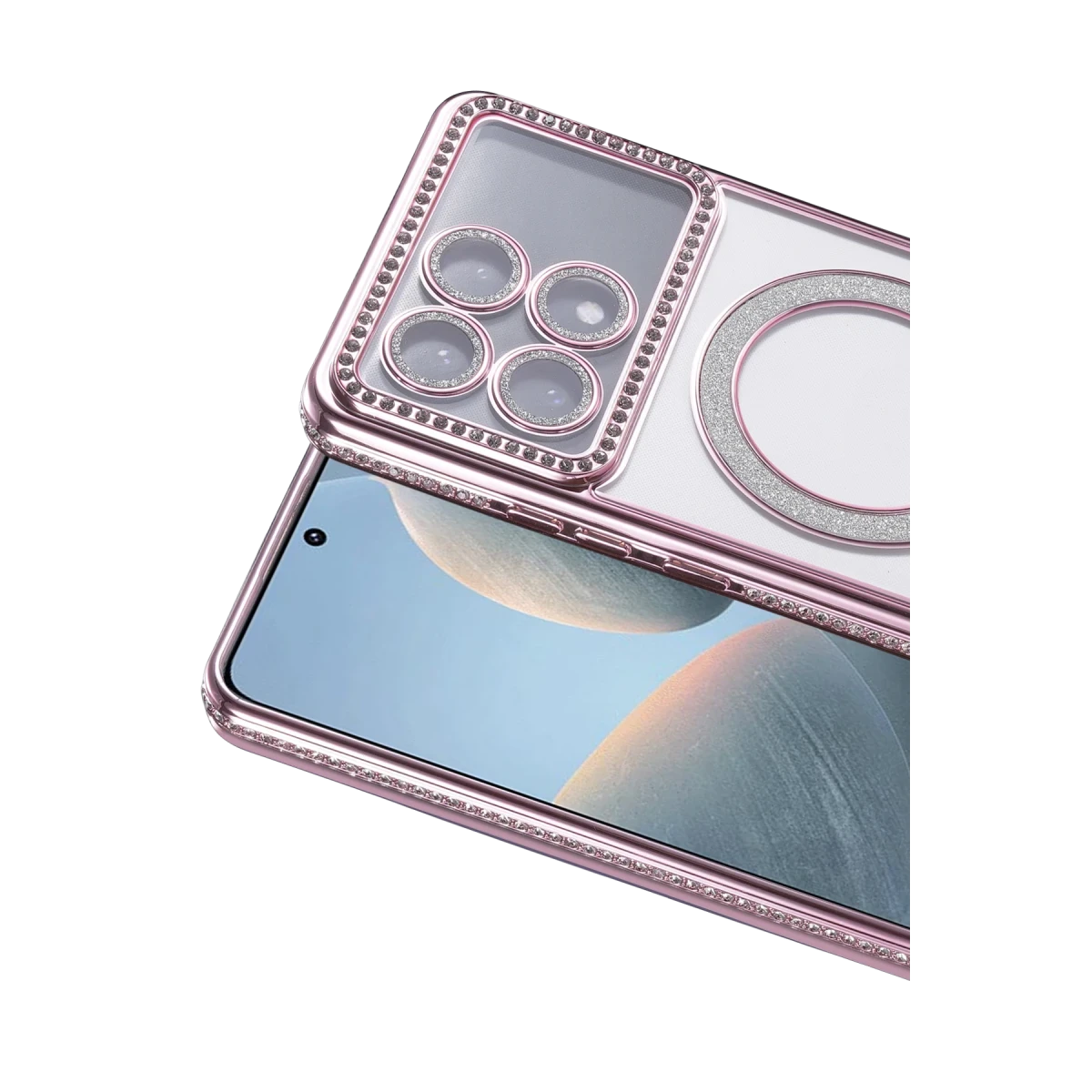 Xiaomi Poco X6 Pro Joke Simli Magneticsafe Kılıf - Pembe