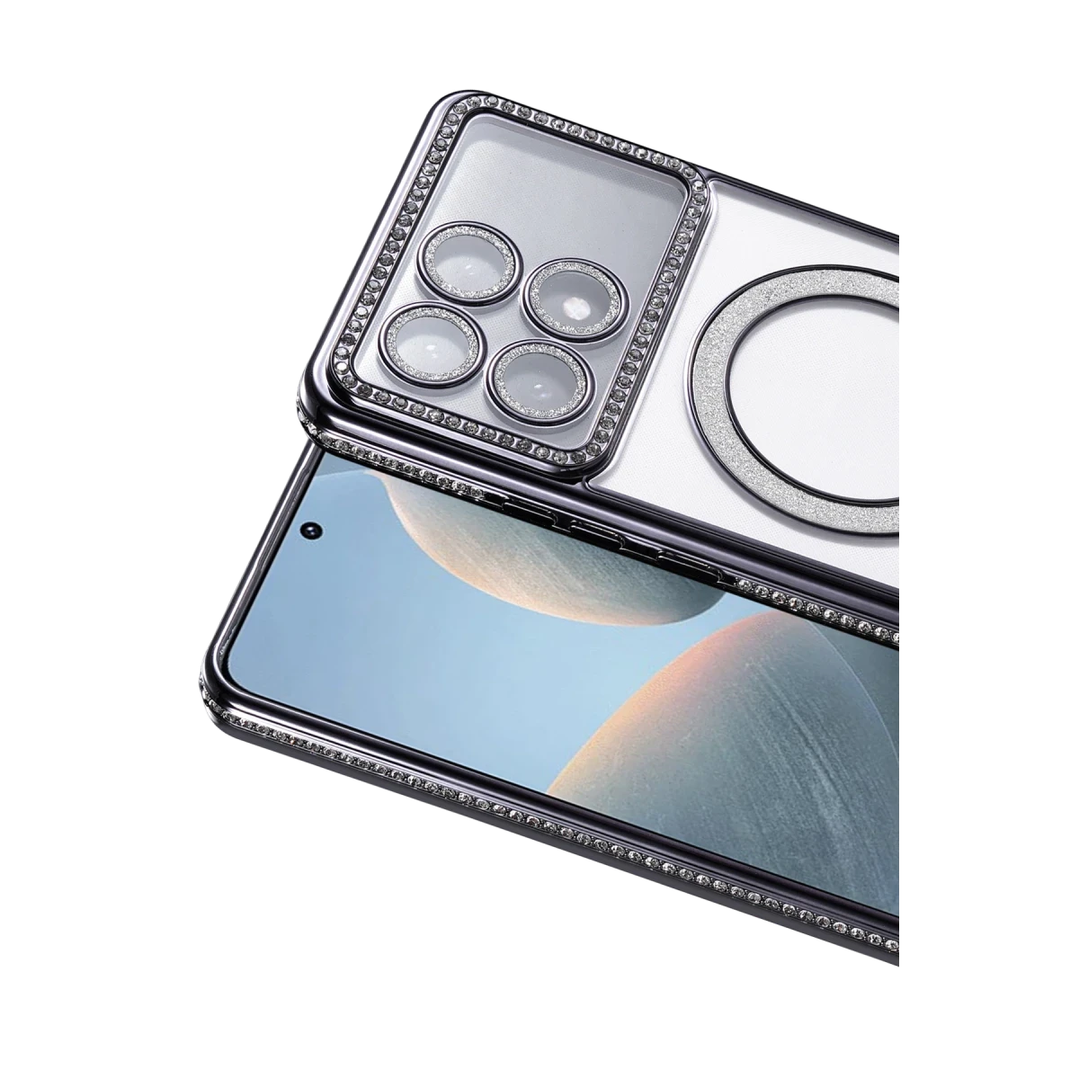 Xiaomi Poco X6 Pro Joke Simli Magneticsafe Kılıf - Siyah