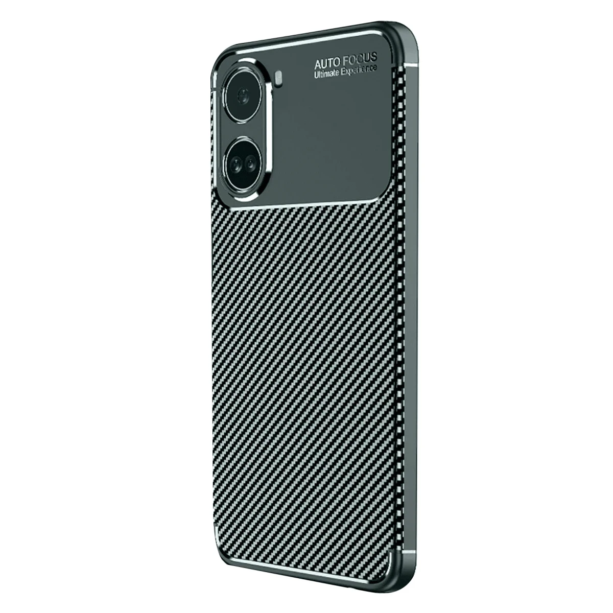 Xiaomi Poco X7 Pro Kılıf Auto Focus Karbon Kapak - Koyu Yeşil