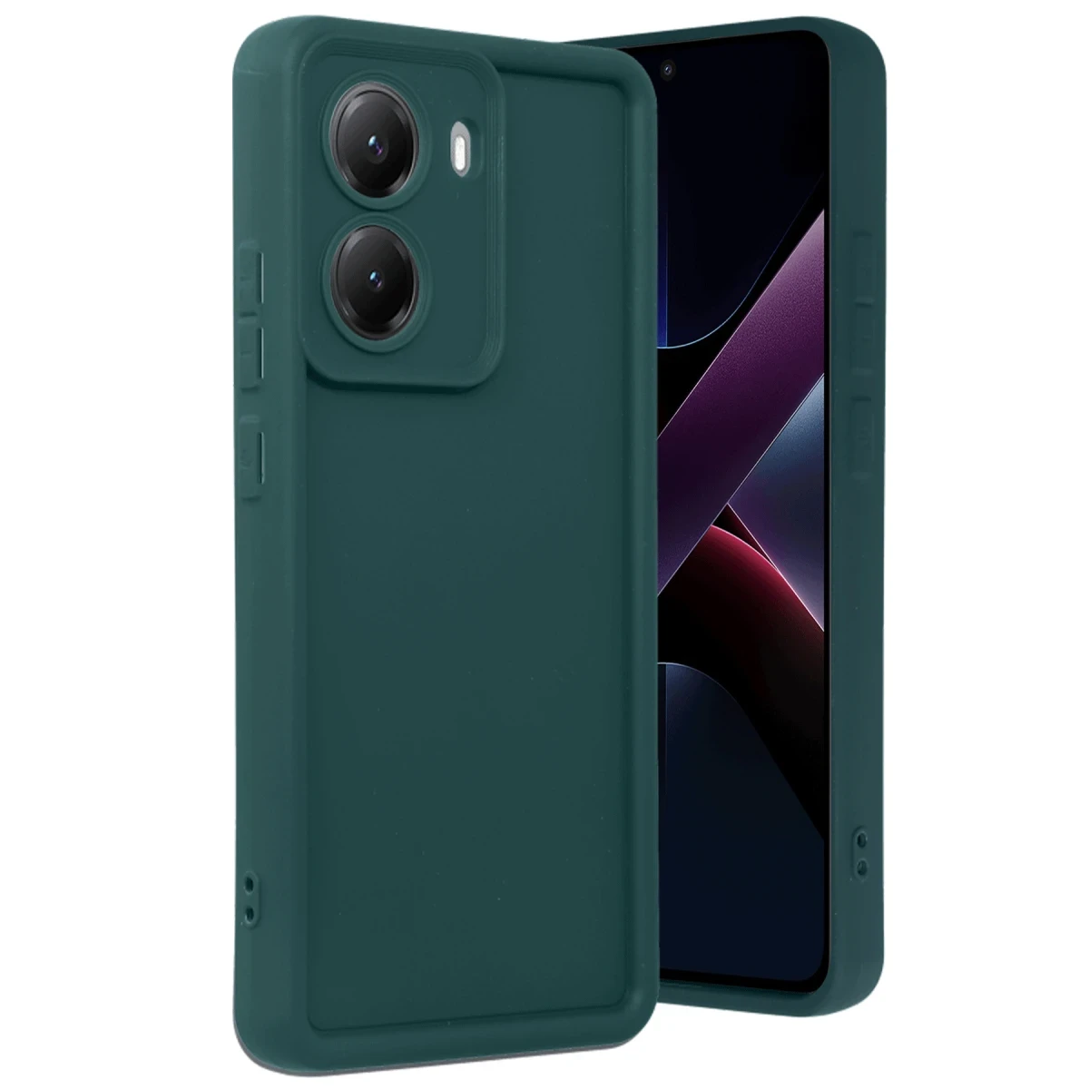 Xiaomi Poco X7 Pro Viera Silikon - Koyu Yeşil