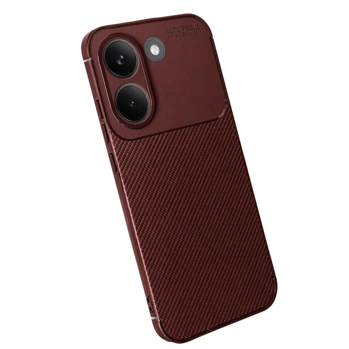 Xiaomi Poco X8 Pro Auto Focus Karbon Kapak - Bordo