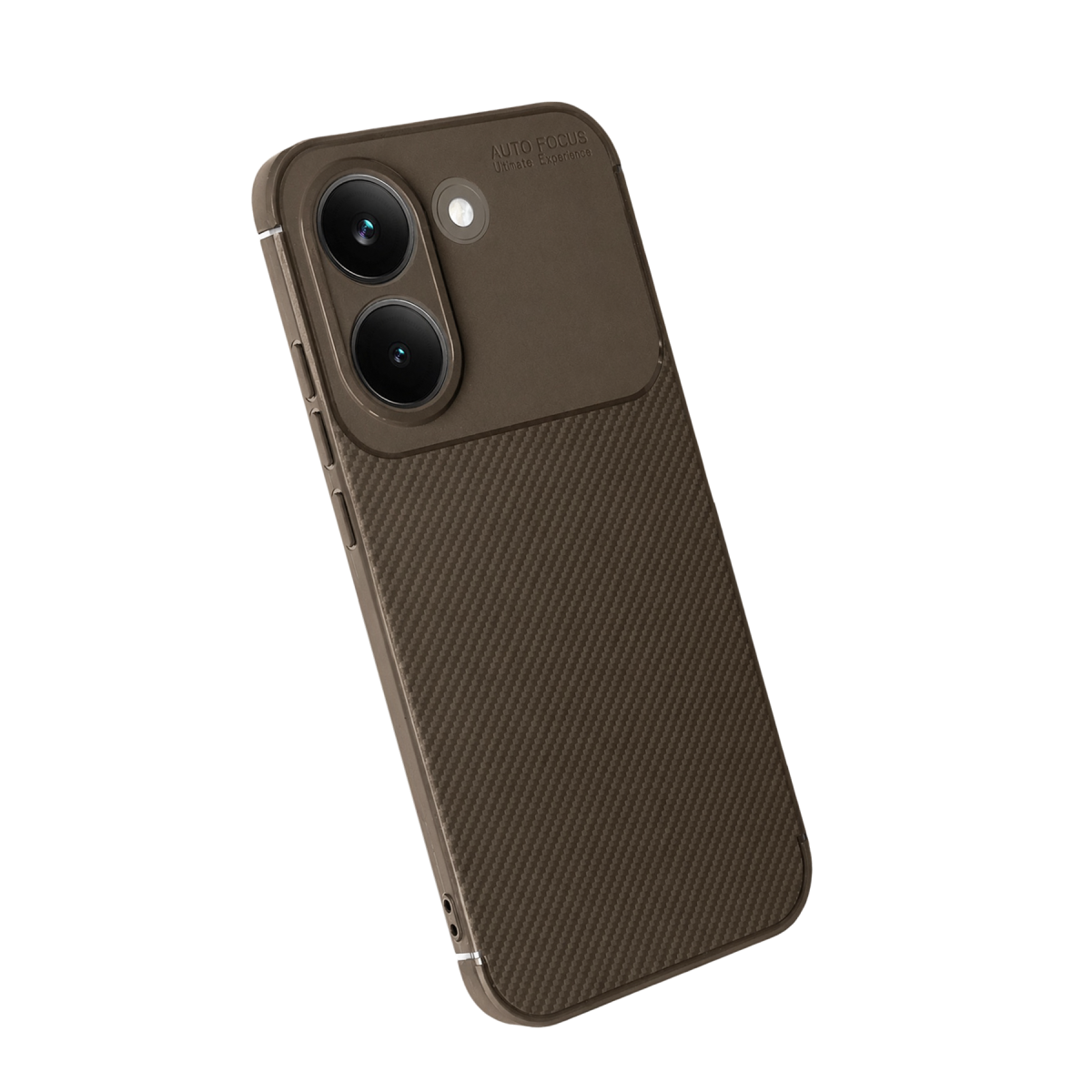 Xiaomi Poco X8 Pro Auto Focus Karbon Kapak - Kahverengi