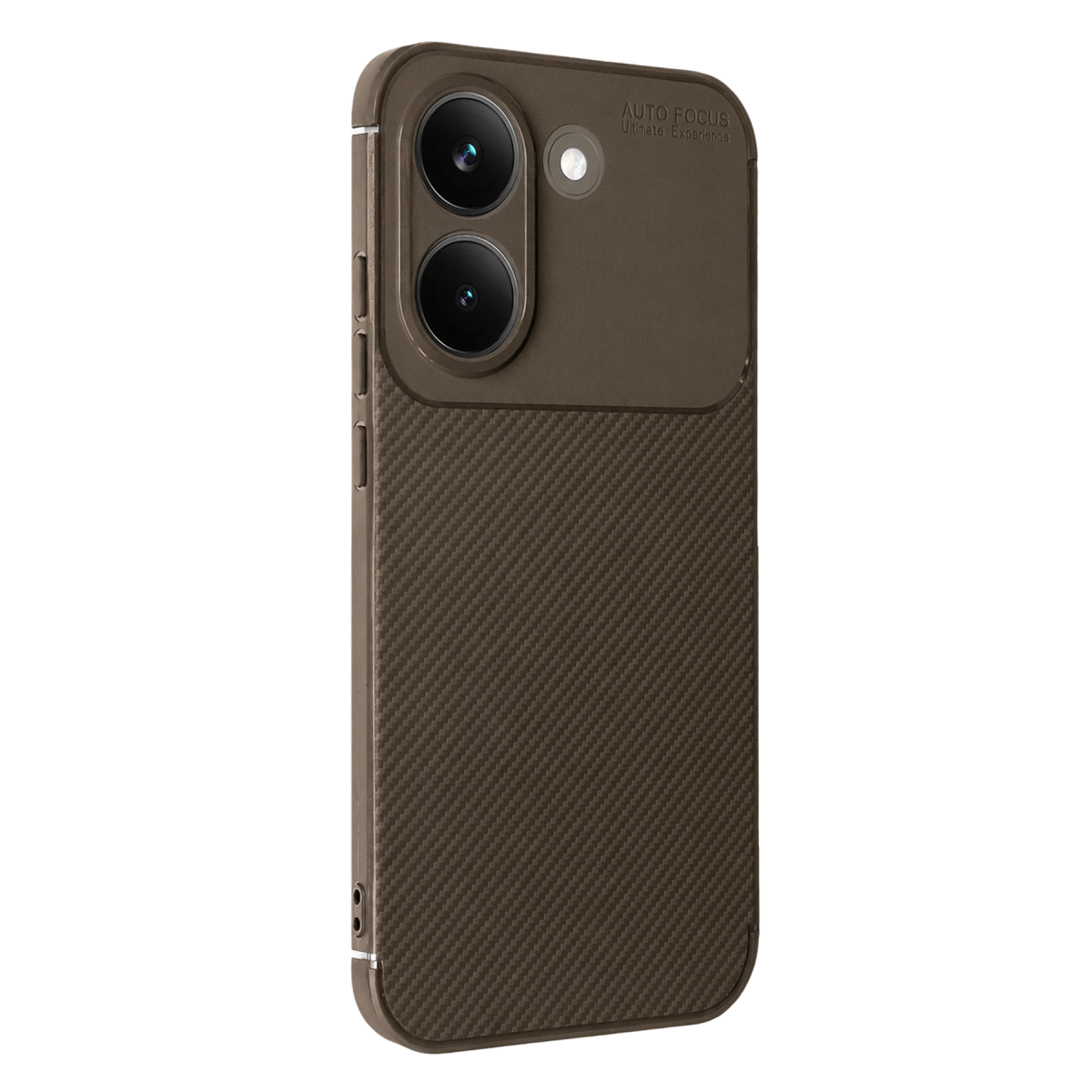Xiaomi Poco X8 Pro Auto Focus Karbon Kapak - Kahverengi