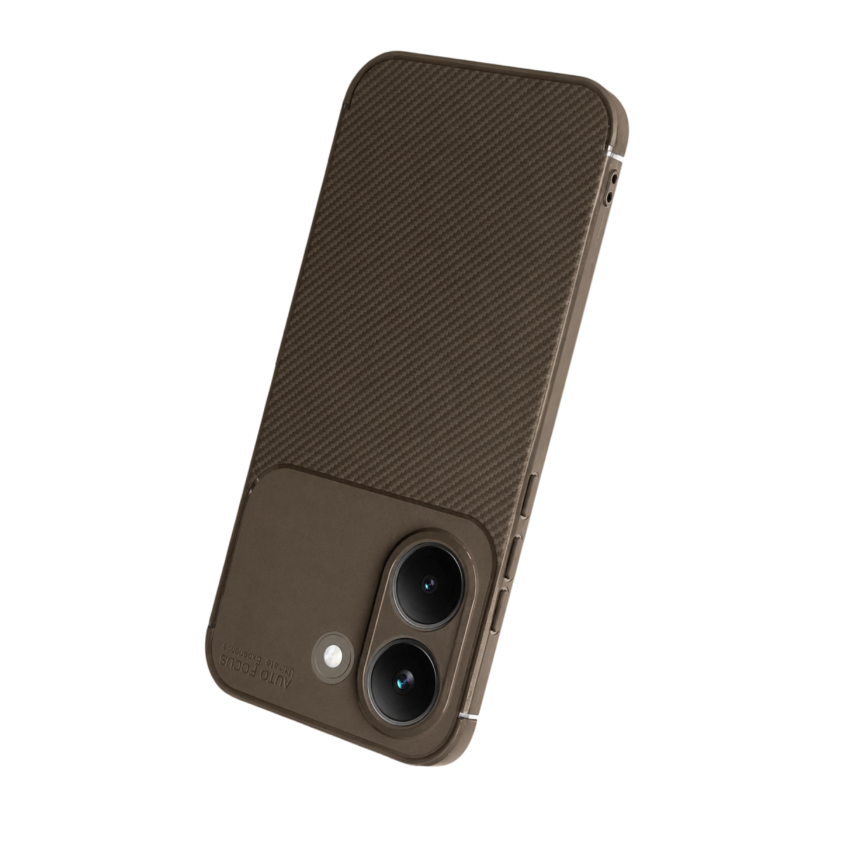 Xiaomi Poco X8 Pro Auto Focus Karbon Kapak - Kahverengi