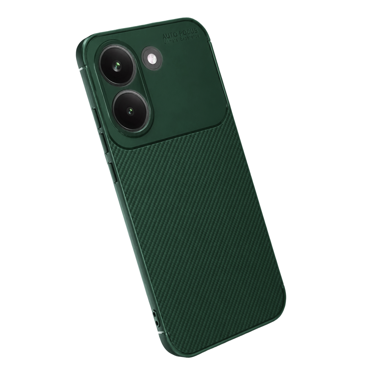 Xiaomi Poco X8 Pro Auto Focus Karbon Kapak - Koyu Yeşil