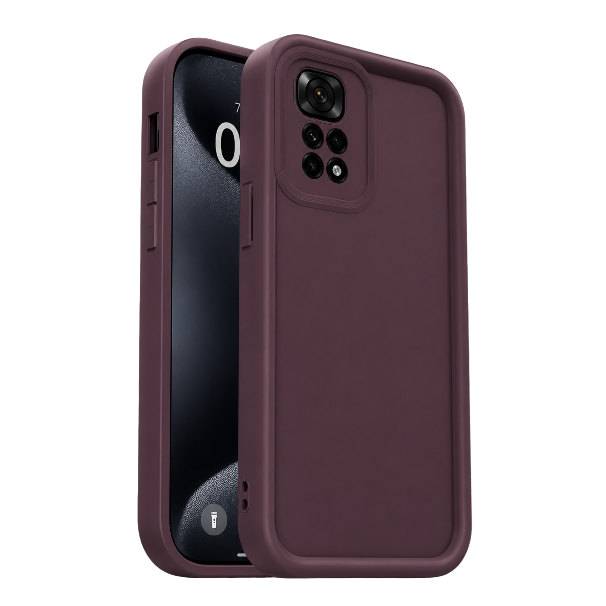 Xiaomi Redmi 10 2022 Kılıf Viera Silikon - Mürdüm