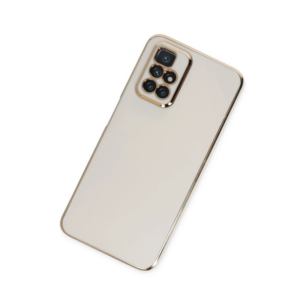 Xiaomi Redmi 10 2022 Kılıf Volet Silikon - Beyaz