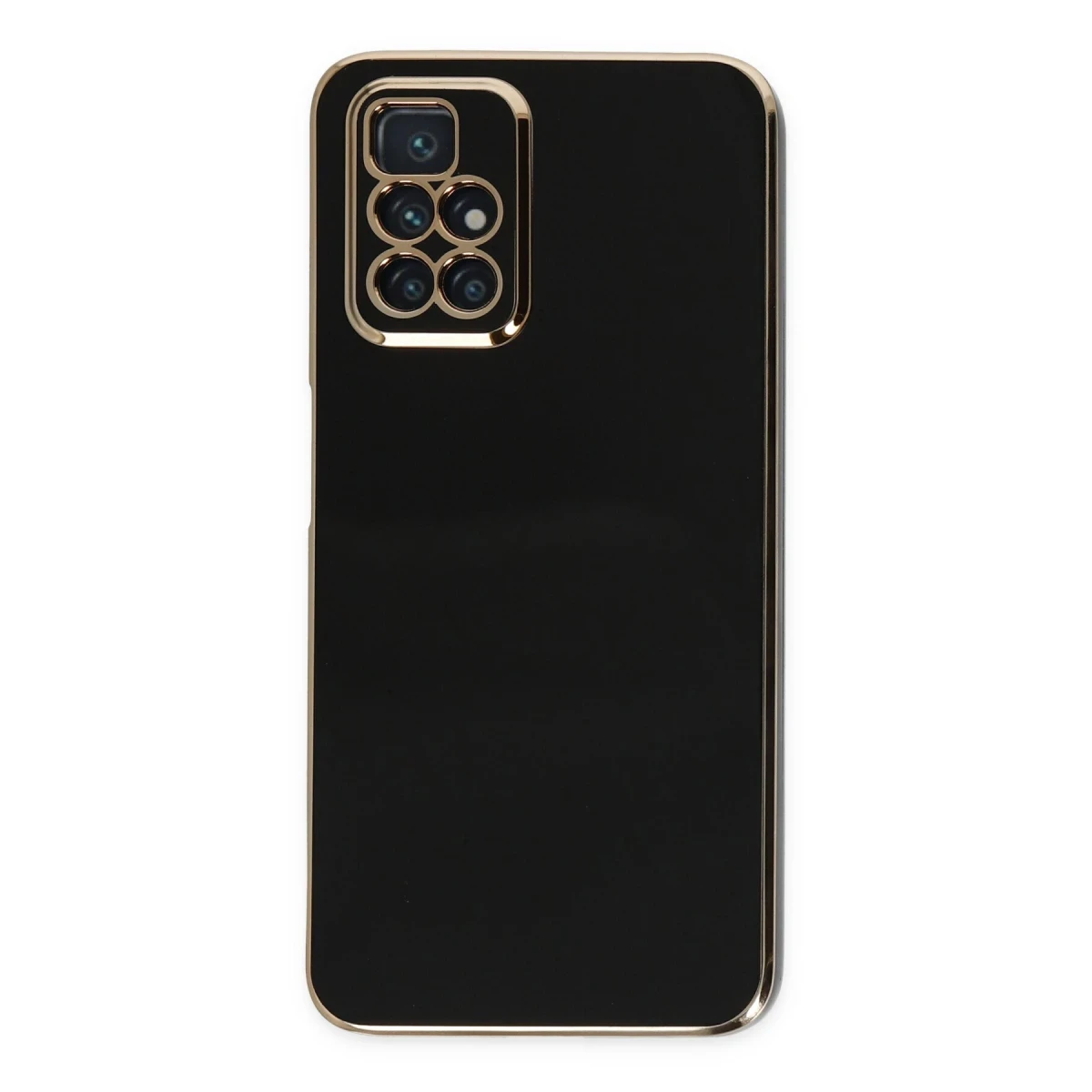 Xiaomi Redmi 10 2022 Kılıf Volet Silikon - Siyah