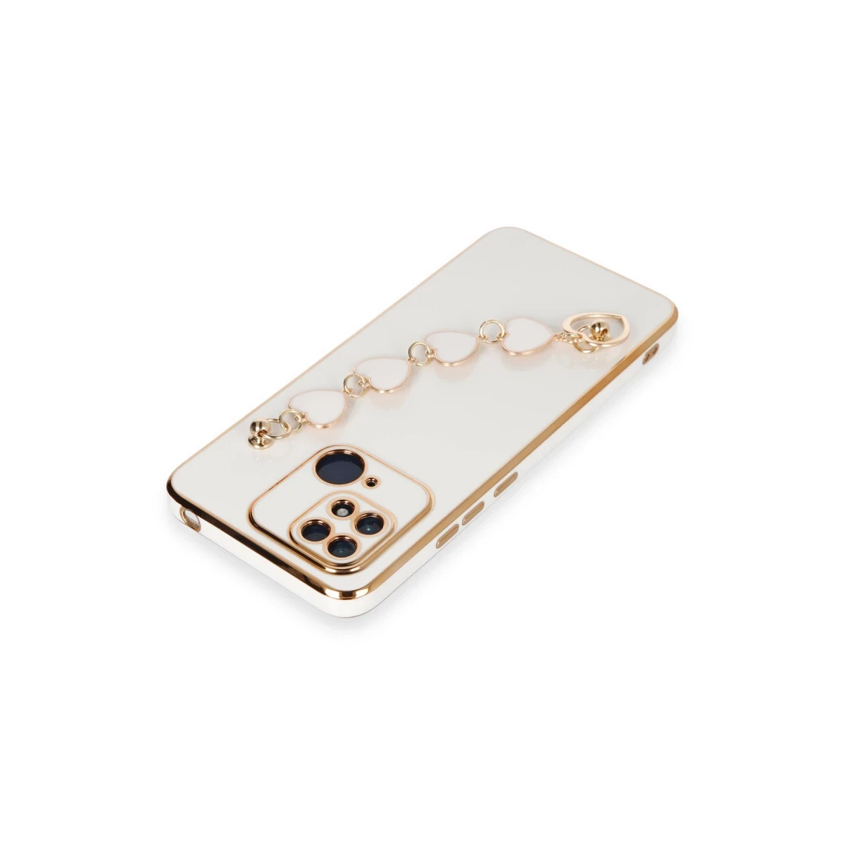 Xiaomi Redmi 10C Kılıf Esila Silikon - Beyaz