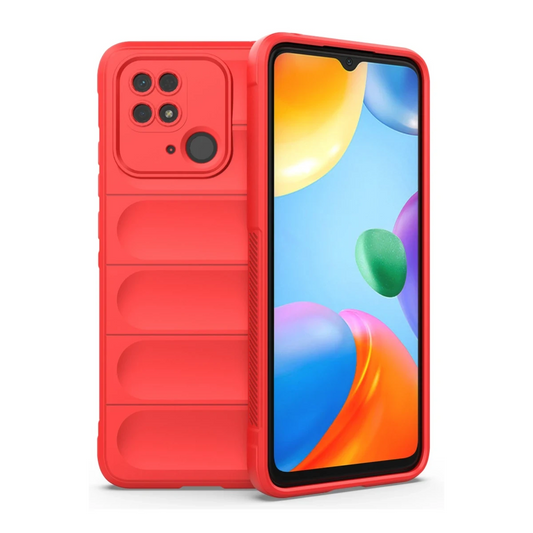 Xiaomi Redmi 10C Kılıf Optimum Silikon - Kırmızı