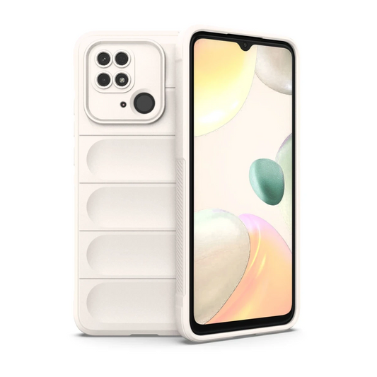 Xiaomi Redmi 10C Kılıf Optimum Silikon - Krem