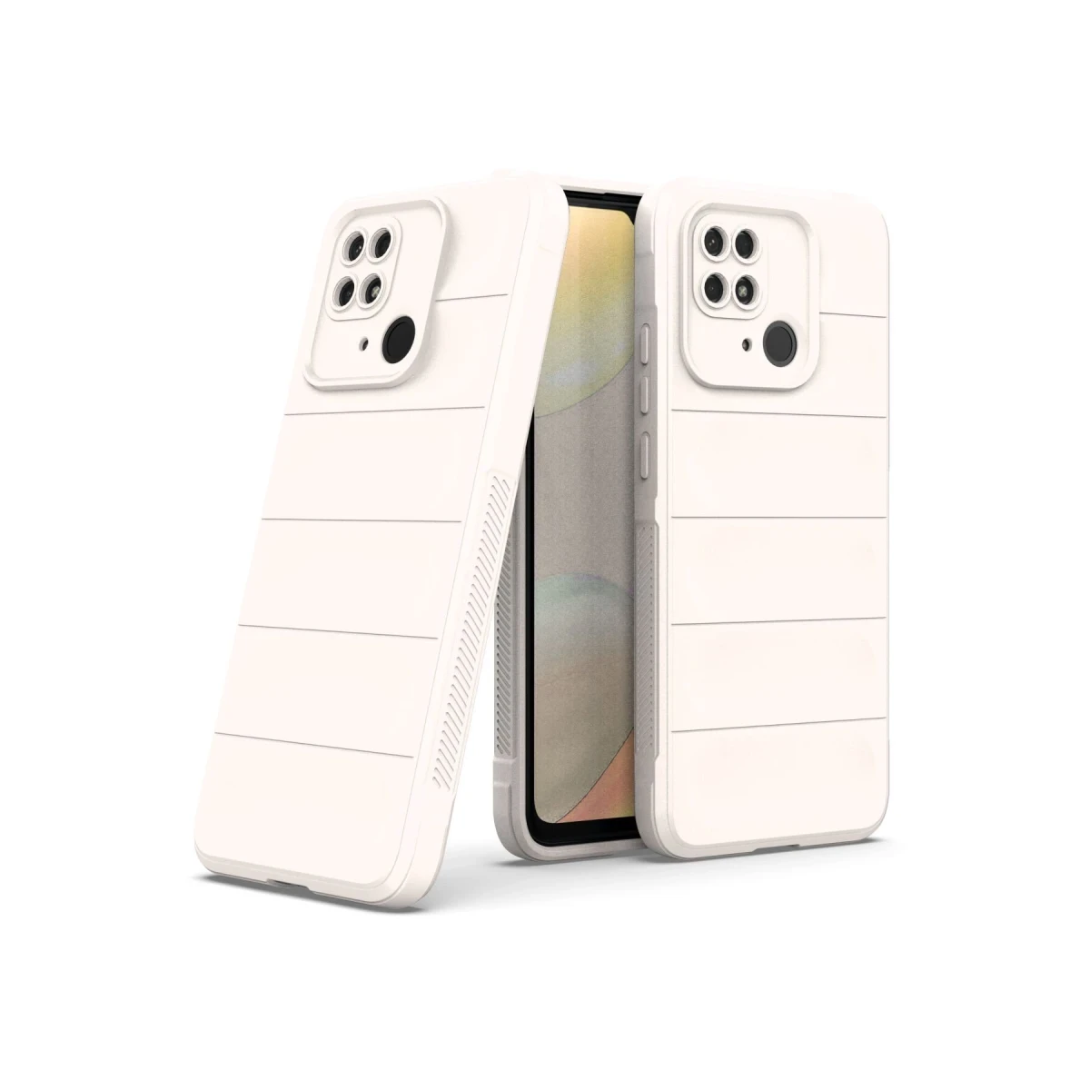 Xiaomi Redmi 10C Kılıf Optimum Silikon - Krem