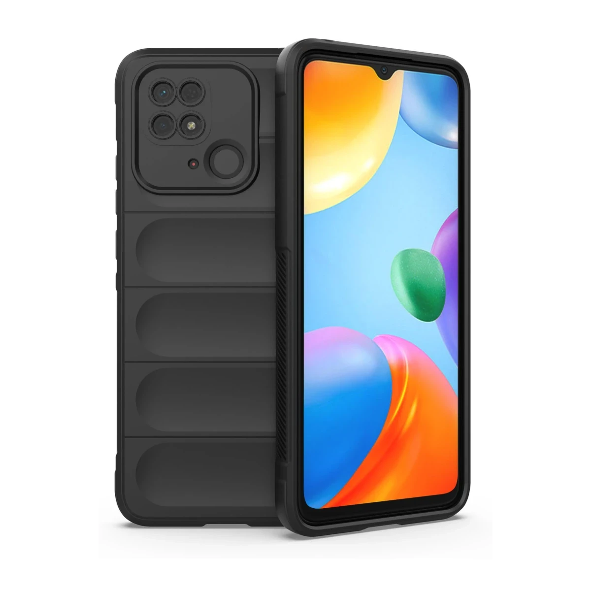 Xiaomi Redmi 10C Kılıf Optimum Silikon - Siyah